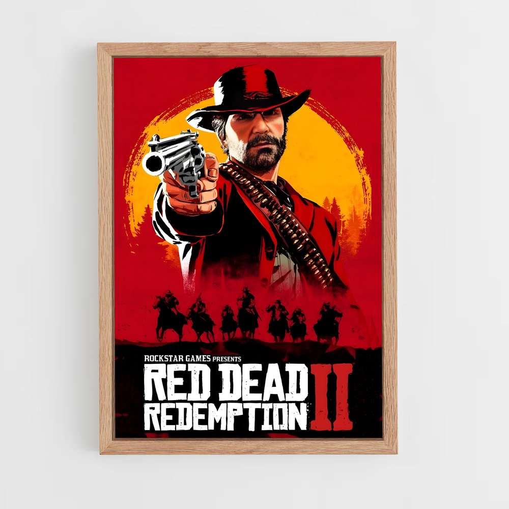 red-dead-redemption-1 cadre Bois clair