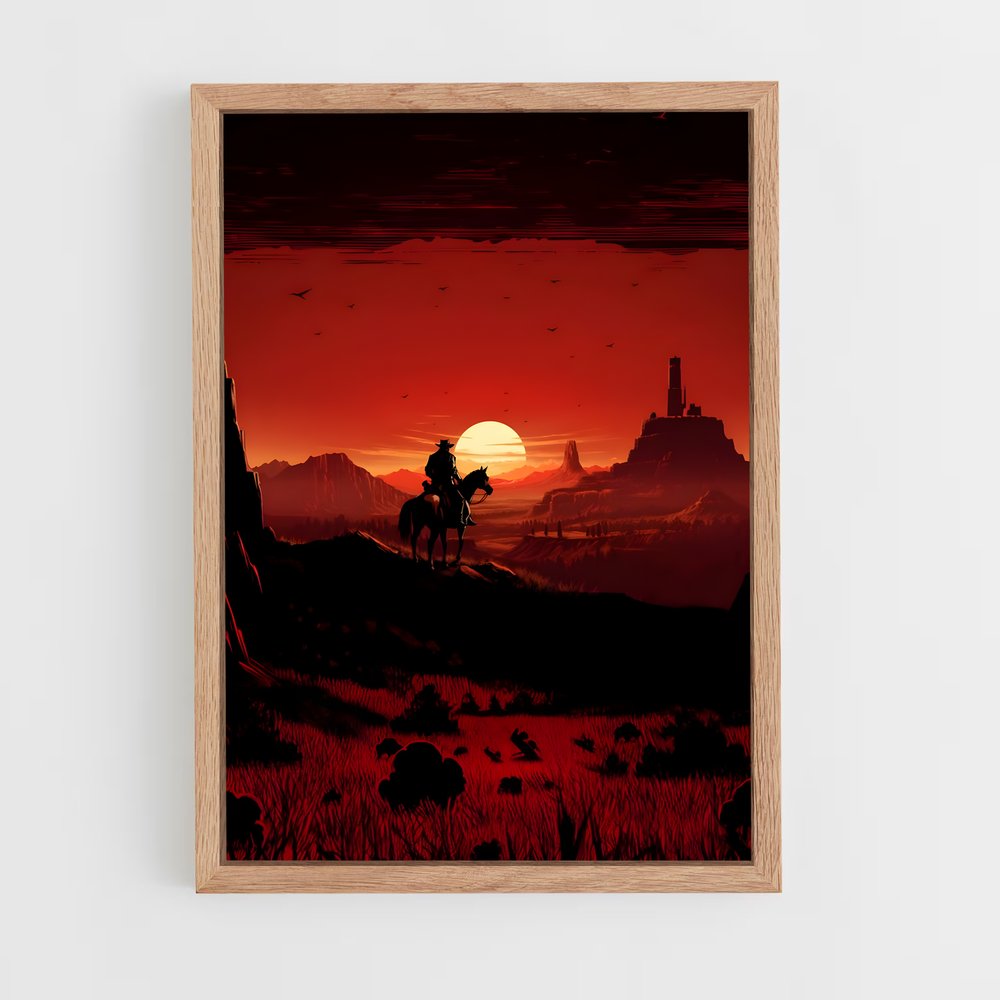 red-dead-redemption-17 cadre Bois clair