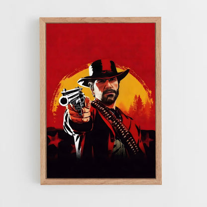 red-dead-redemption-4 cadre Bois clair