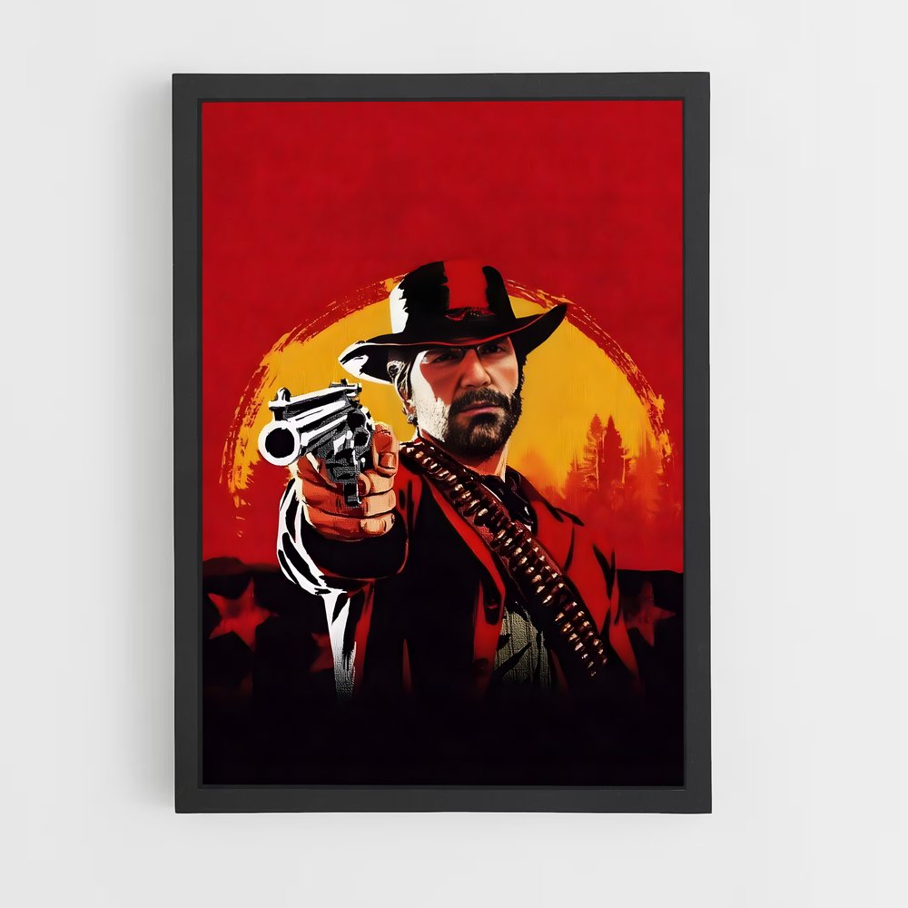 red-dead-redemption-4 cadre Noir