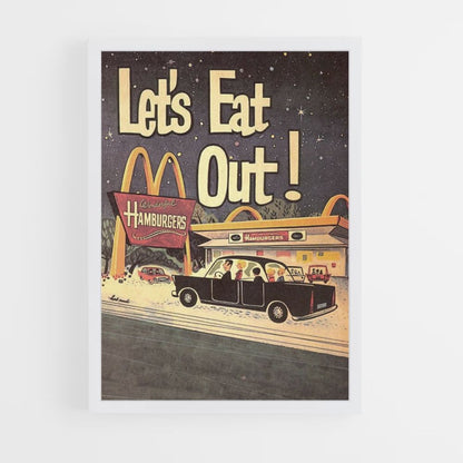 Poster vintage di McDonald's