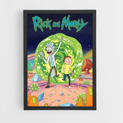 rick-and-morty-1 cadre Noir