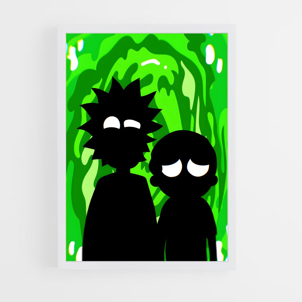 rick-and-morty-4 cadre Blanc