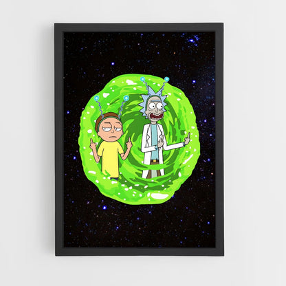 rick-and-morty-5 cadre Noir