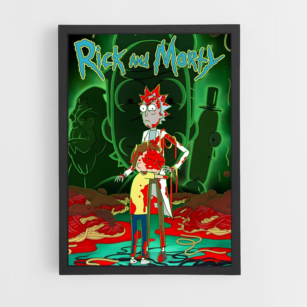 rick-and-morty-6 cadre Noir