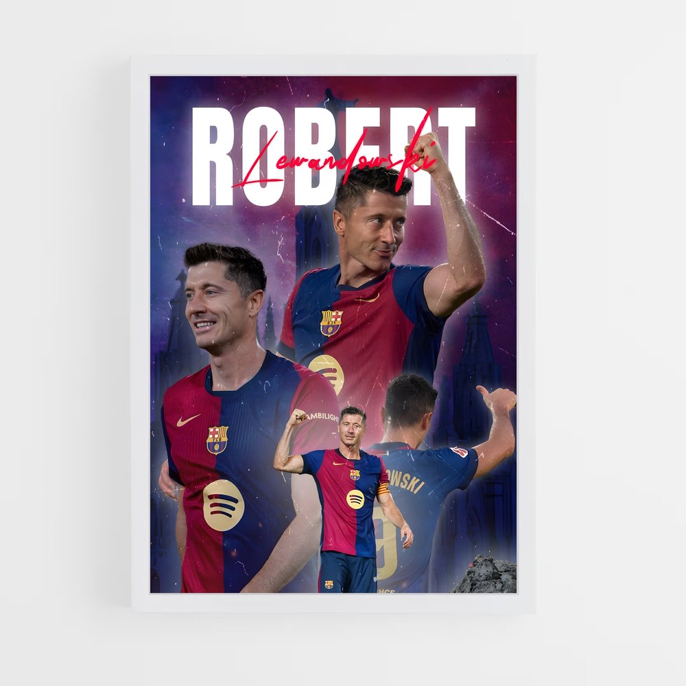 robert-lewandowski-6 cadre Blanc