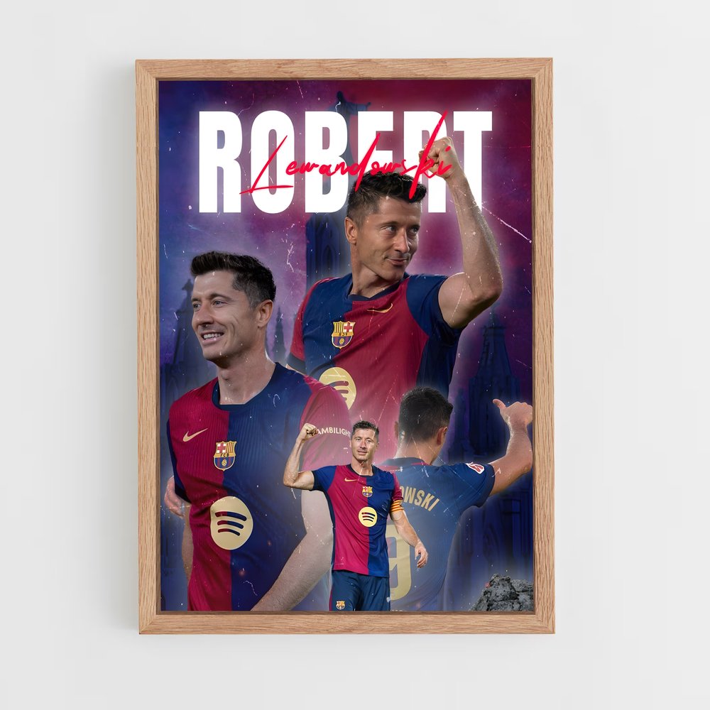 robert-lewandowski-6 cadre Bois clair