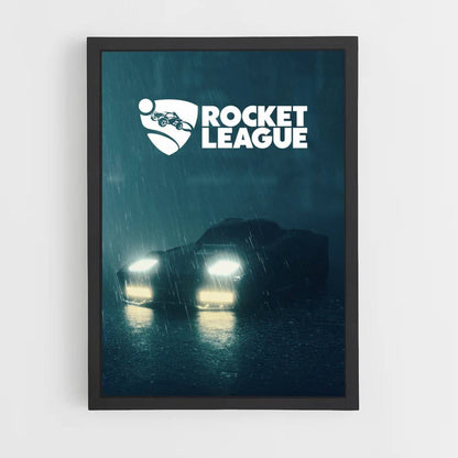 Poster della pioggia di Rocket League