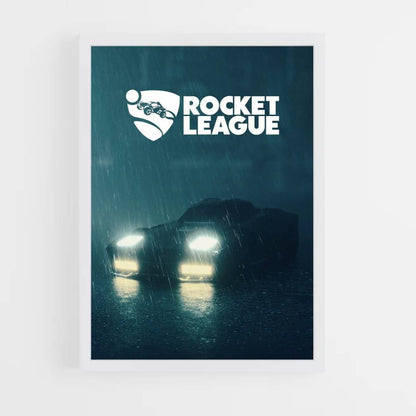 Poster della pioggia di Rocket League