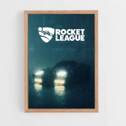 Poster della pioggia di Rocket League