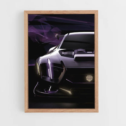 Poster di auto di lusso della Rocket League