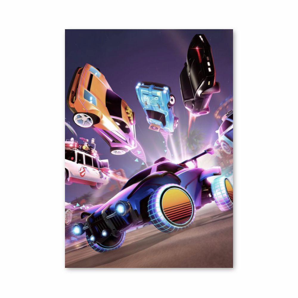 Poster di progettazione della Rocket League