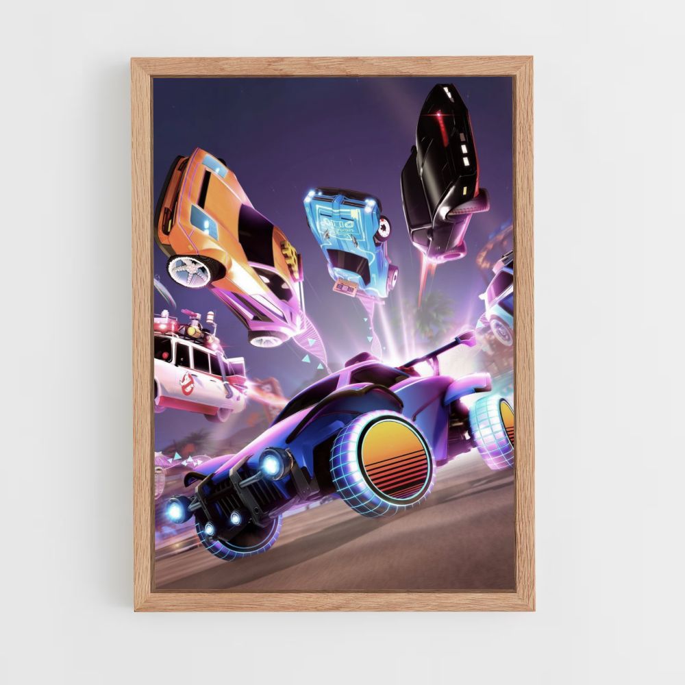 Poster di progettazione della Rocket League