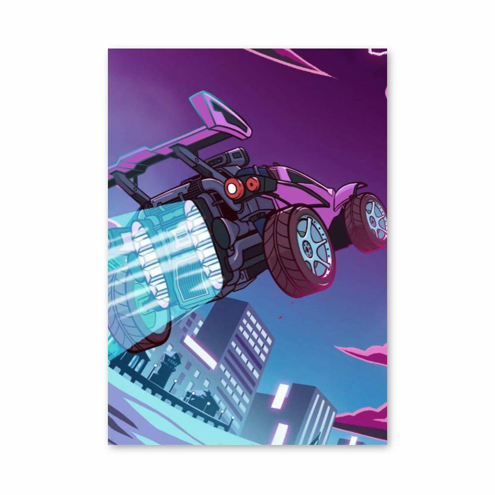 Poster Rocket League Violet