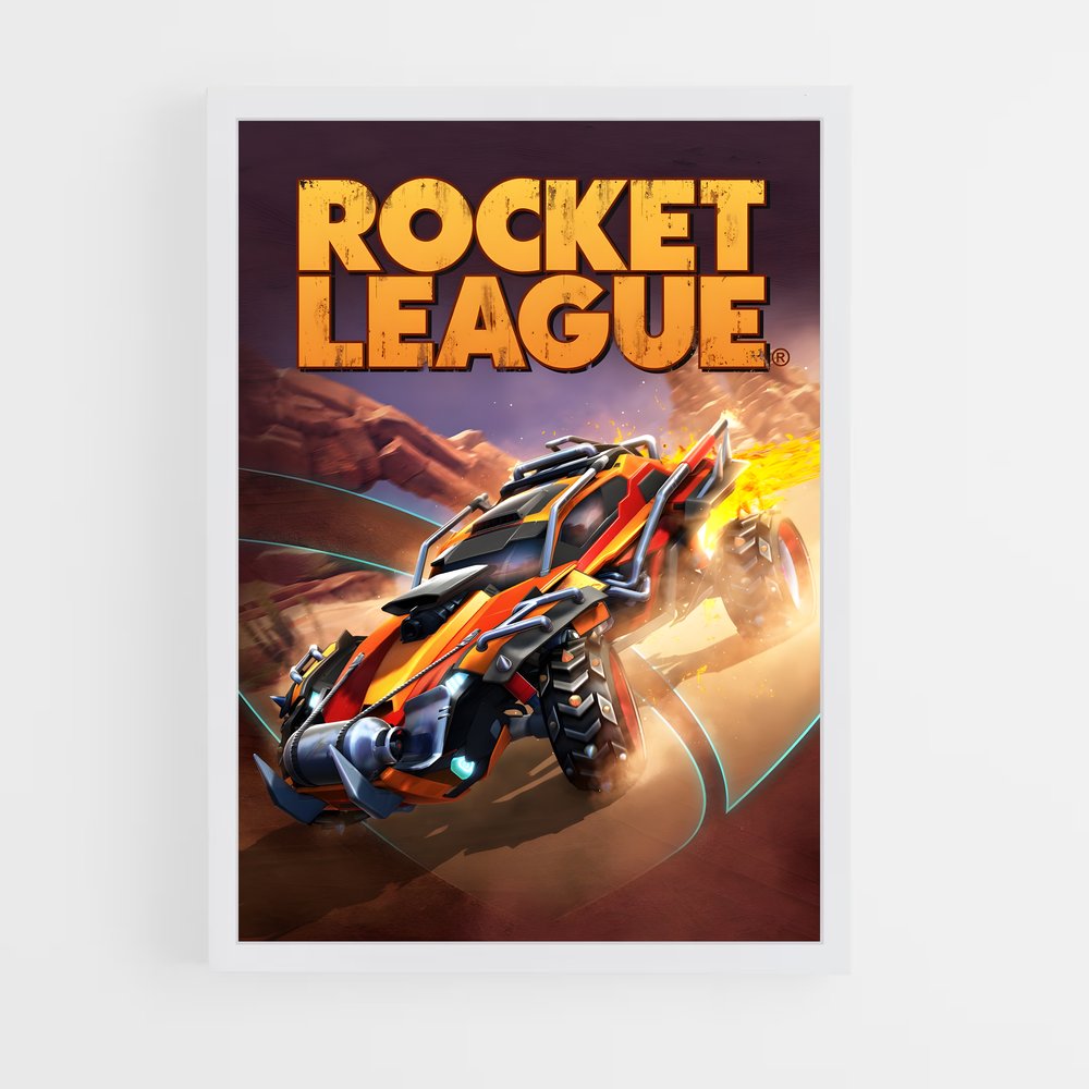 rocket-league-8 cadre Blanc
