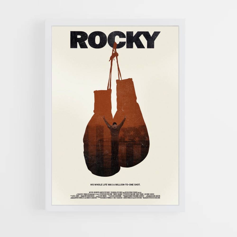 Poster Guanti da boxe Rocky