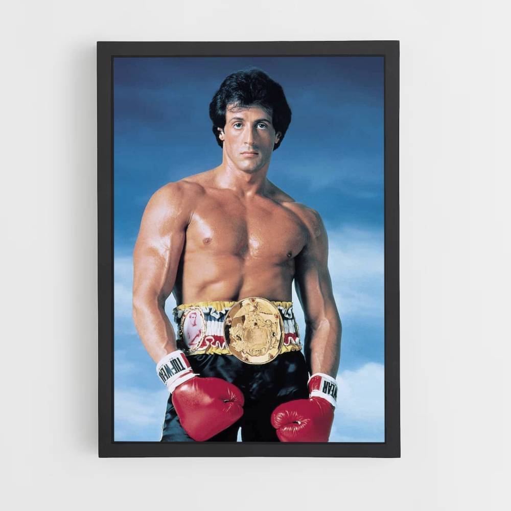 Poster Campione di Rocky