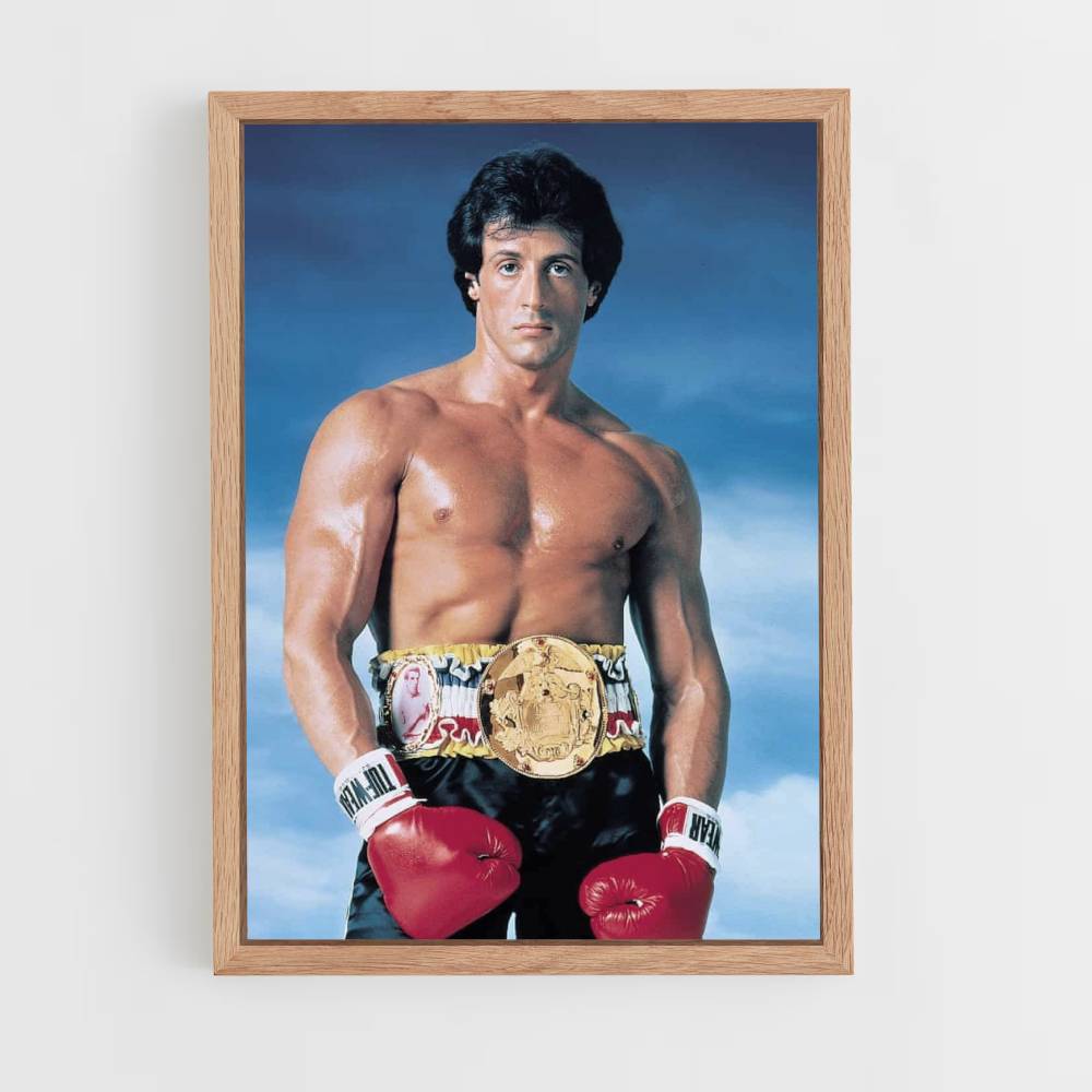 Poster Campione di Rocky