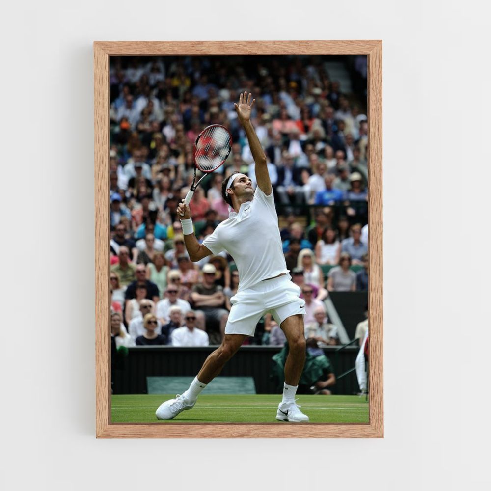 Poster Tiro con Rodger Federer