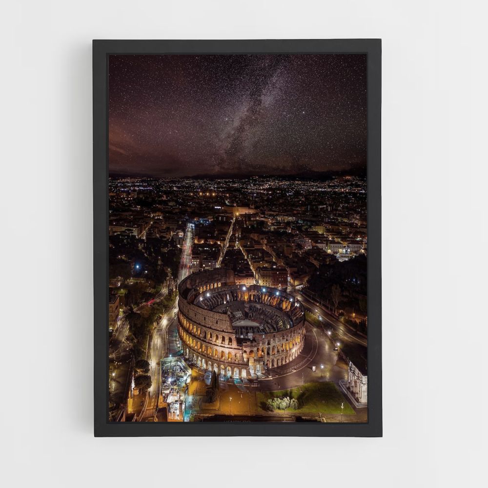 Poster Colosseo di notte