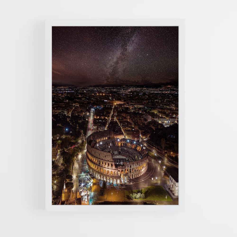 Poster Colosseo di notte