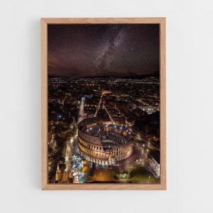 Poster Colosseo di notte