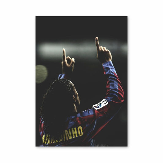 Poster delle dita di Ronaldinho