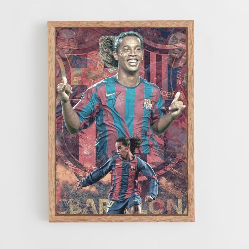 Poster Calcio Ronaldinho