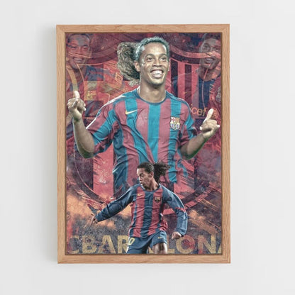 Poster Calcio Ronaldinho