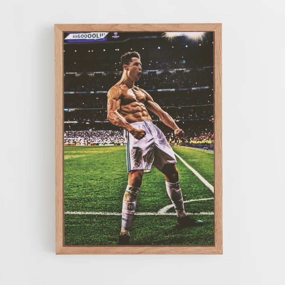 Poster Muscoli di Christiano Ronaldo