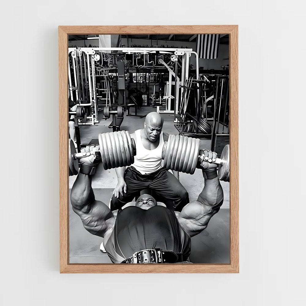 ronnie-coleman-1 cadre Bois clair