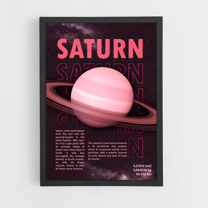 saturn-12 cadre Noir