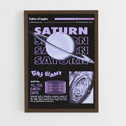 saturn-19 cadre Bois foncé