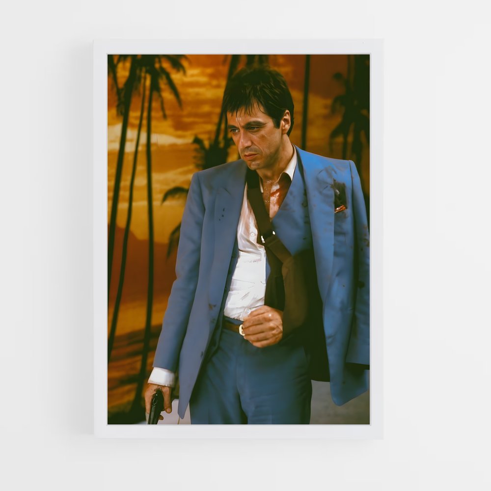 scarface-1 cadre Blanc