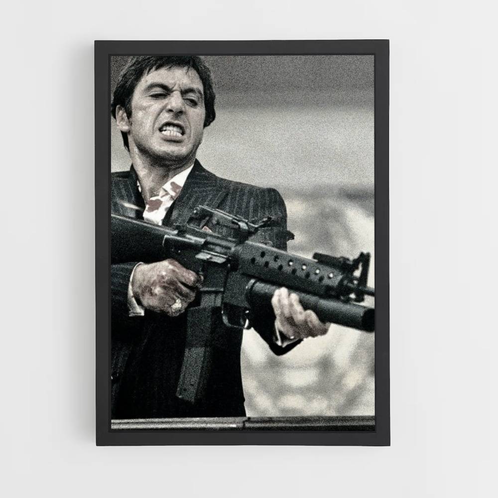 Poster della sparatoria di Scarface