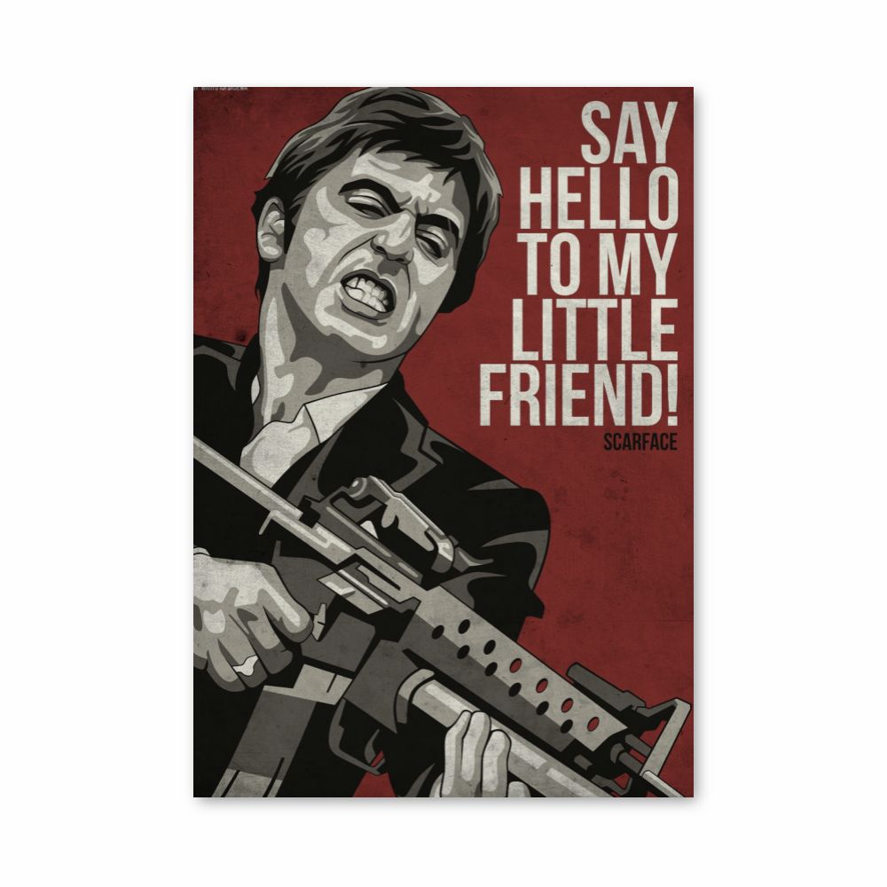 Poster Scarface Saluta