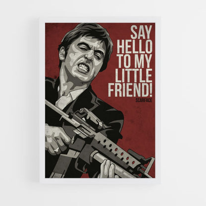 Poster Scarface Saluta