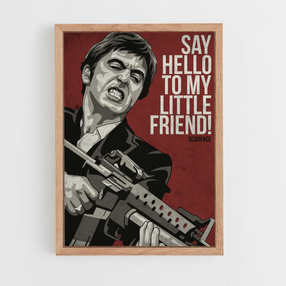 Poster Scarface Saluta