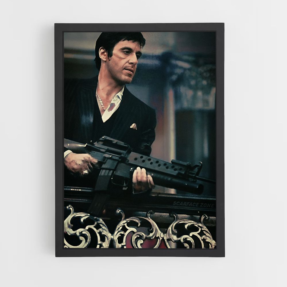 Poster del fucile mitragliatore Scarface