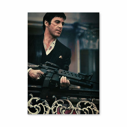 Poster del fucile mitragliatore Scarface