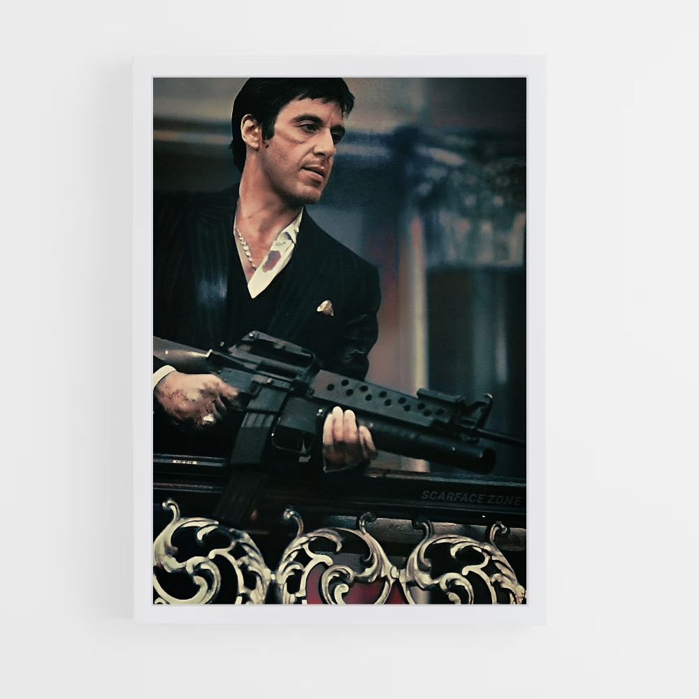 Poster del fucile mitragliatore Scarface