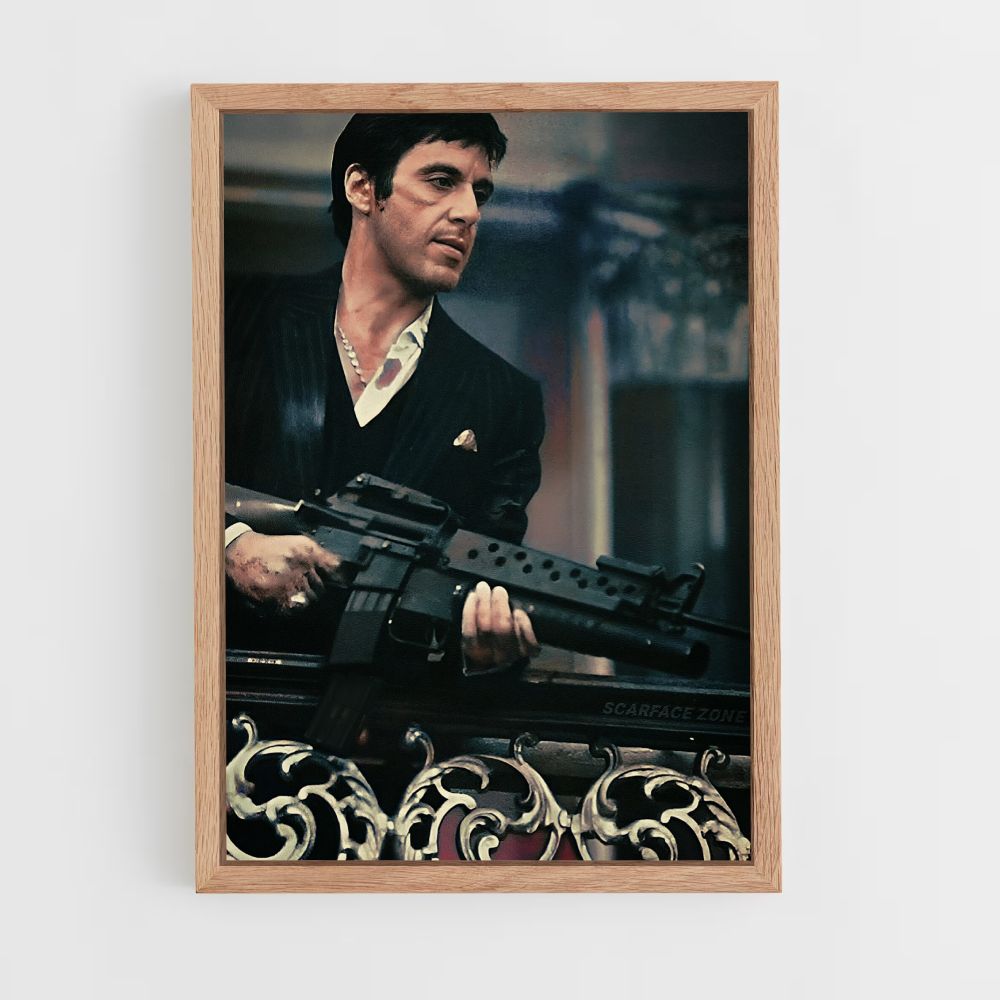 Poster del fucile mitragliatore Scarface