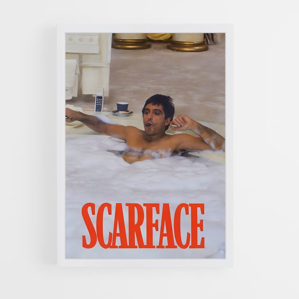 scarface-7 cadre Blanc