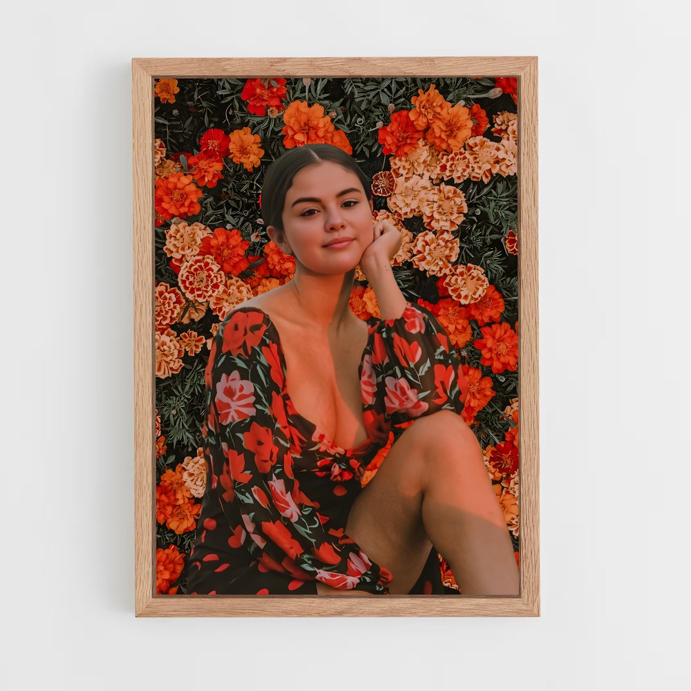 selena-gomez-10 cadre Bois clair
