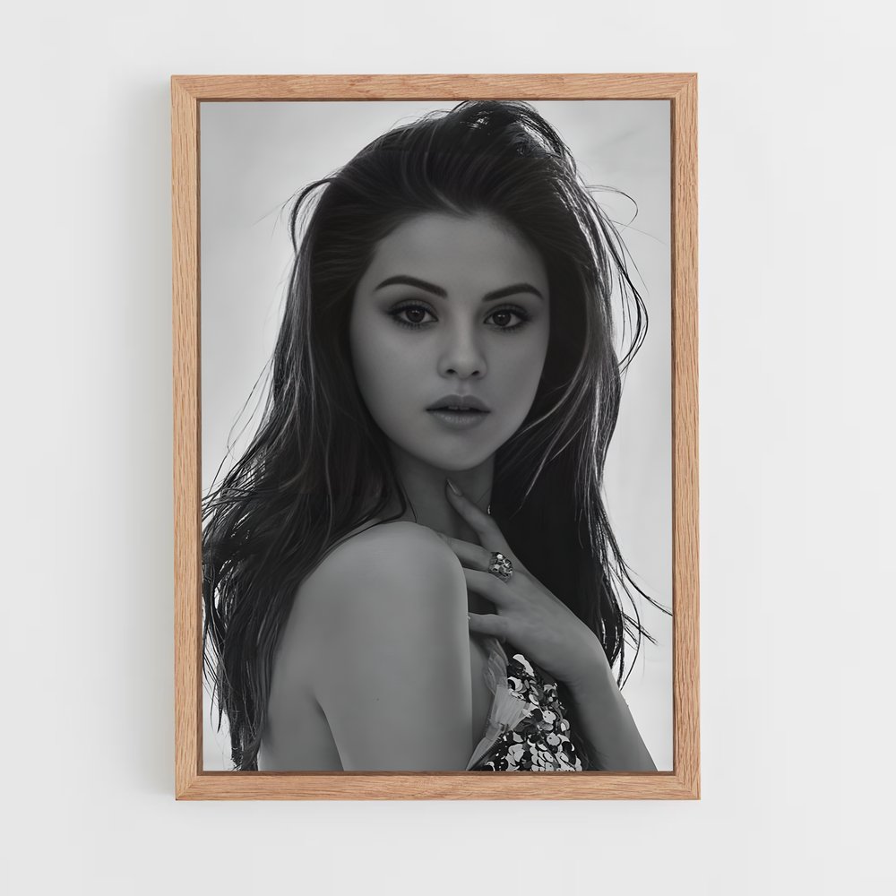 selena-gomez-2 cadre Bois clair