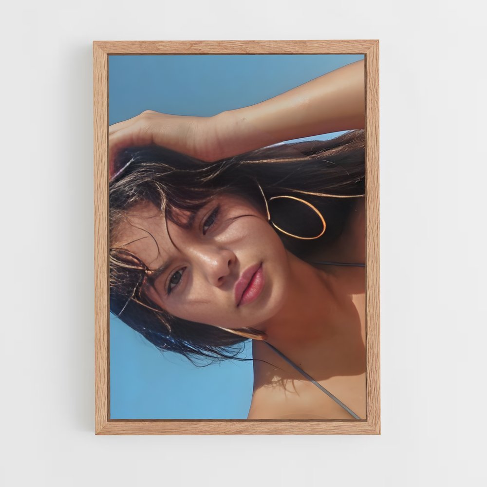 selena-gomez-7 cadre Bois clair
