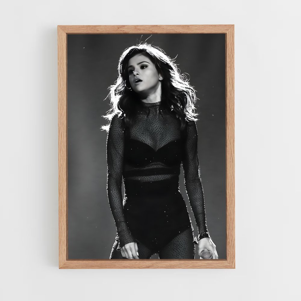 selena-gomez-8 cadre Bois clair