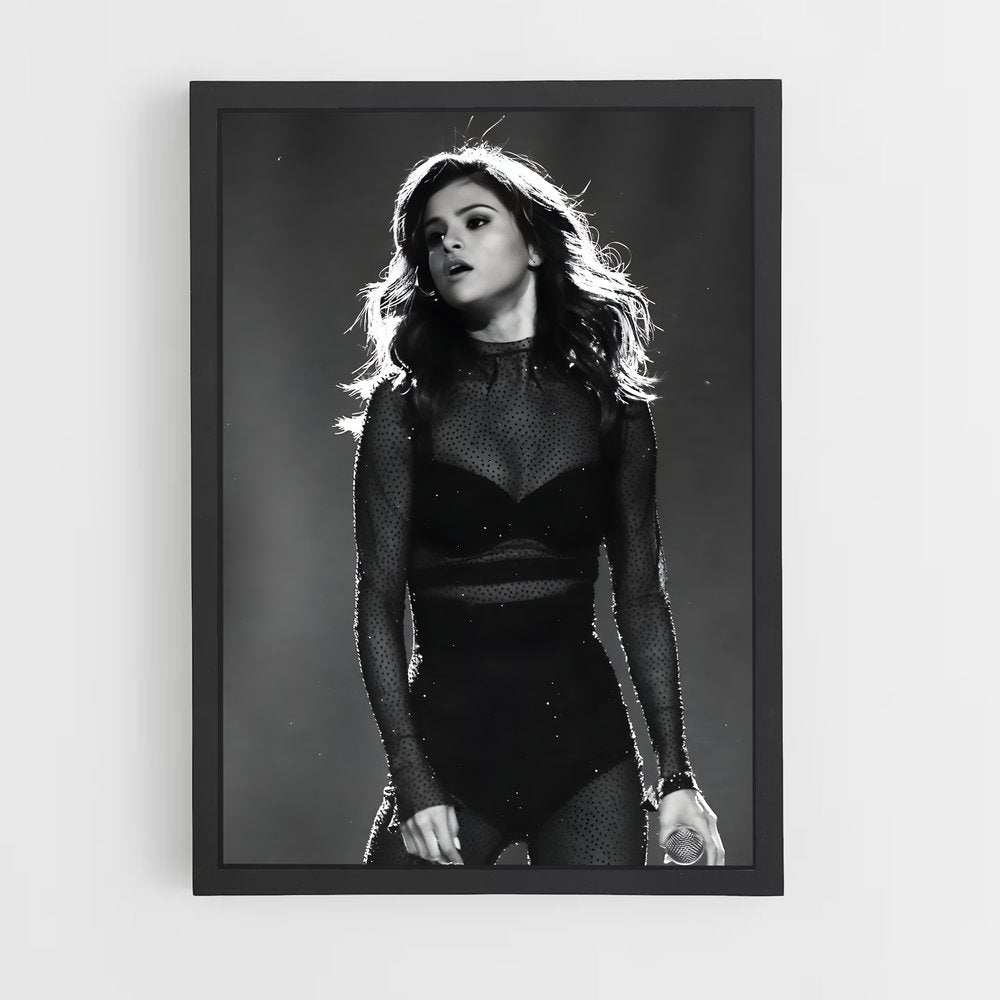 selena-gomez-8 cadre Noir