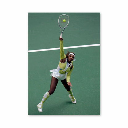 Poster Serena Williams Verde