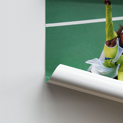 Poster Serena Williams Verde